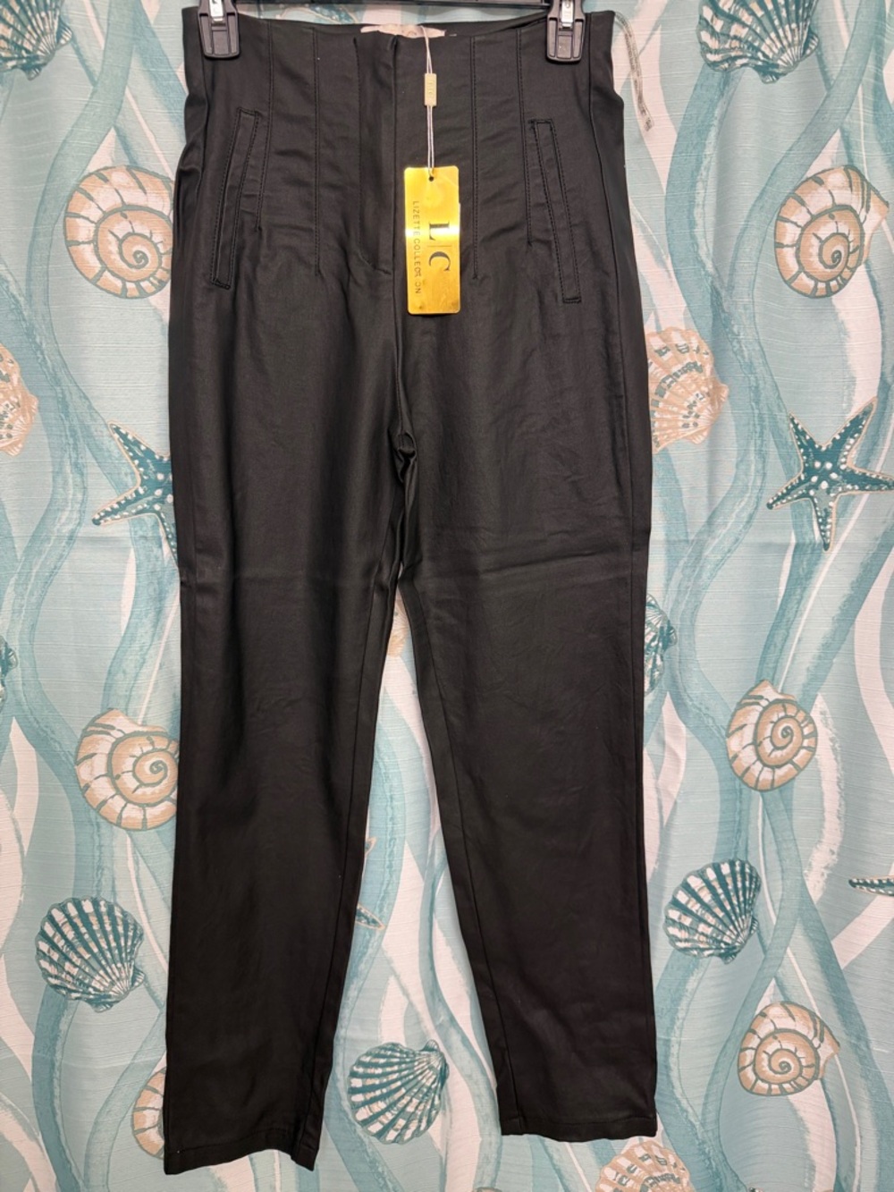 Lizette Collection High-Waisted Straight Leg Pants – Size L – NWT